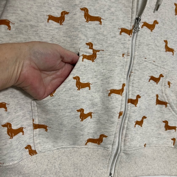 Must Love Dogs Hoodie with Dachshund Print - Picture 3 of 10